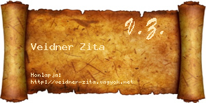 Veidner Zita névjegykártya